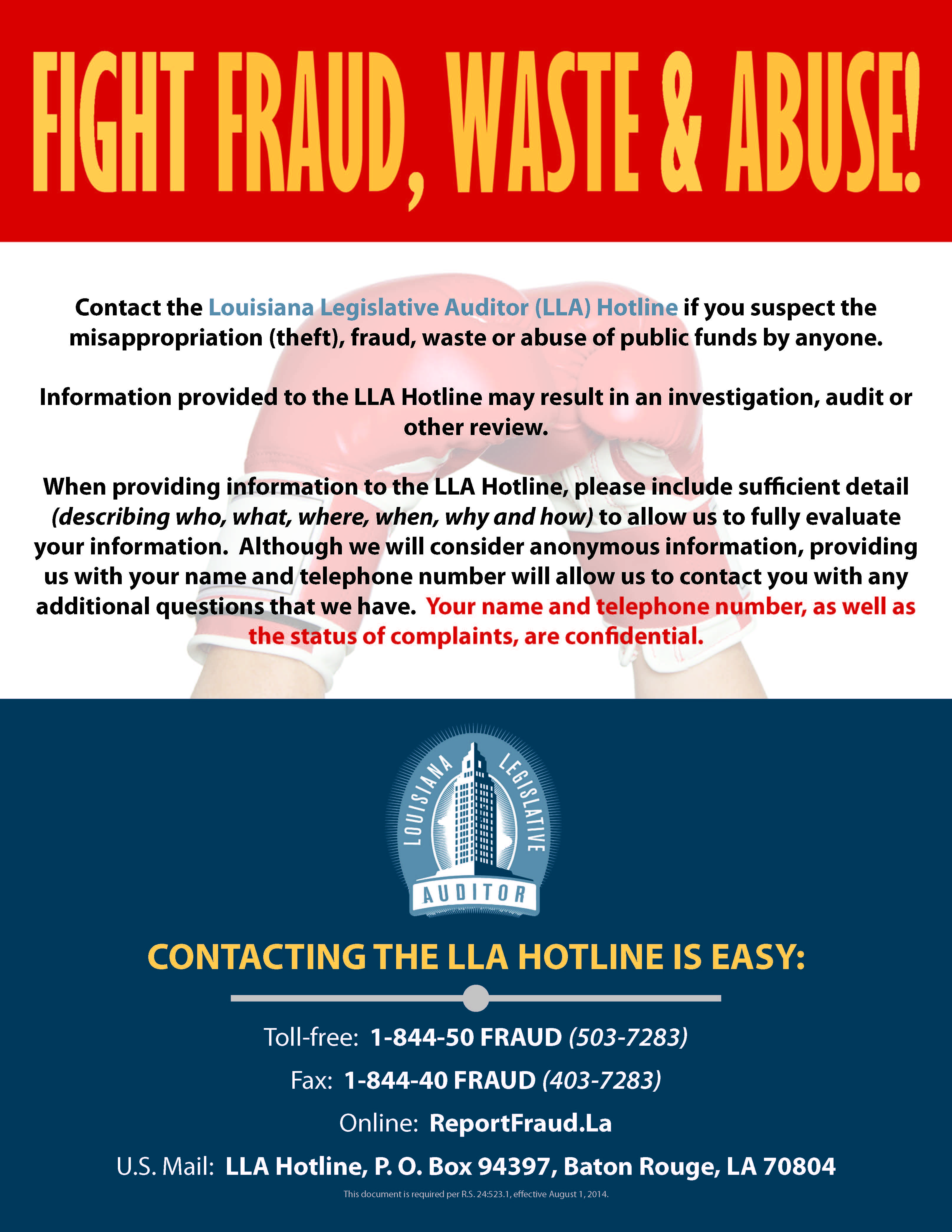 Fight Fraud, Waste, & Abuse, 